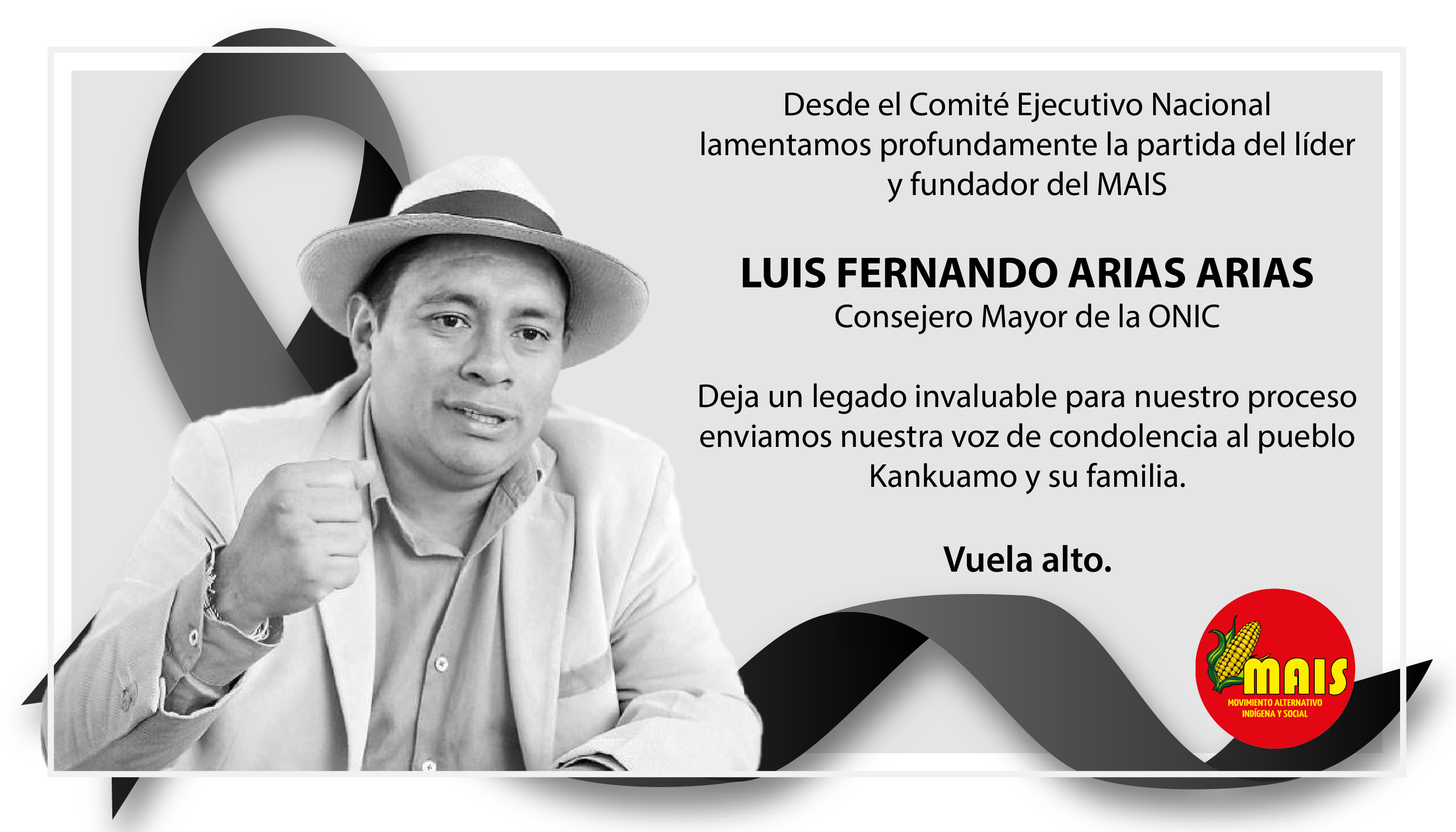 Fallecimiento Luis Fernando Arias Mesa de trabajo 1