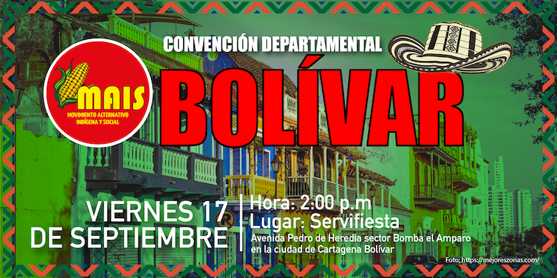 Convocatoria Convención Departamental Bolívar