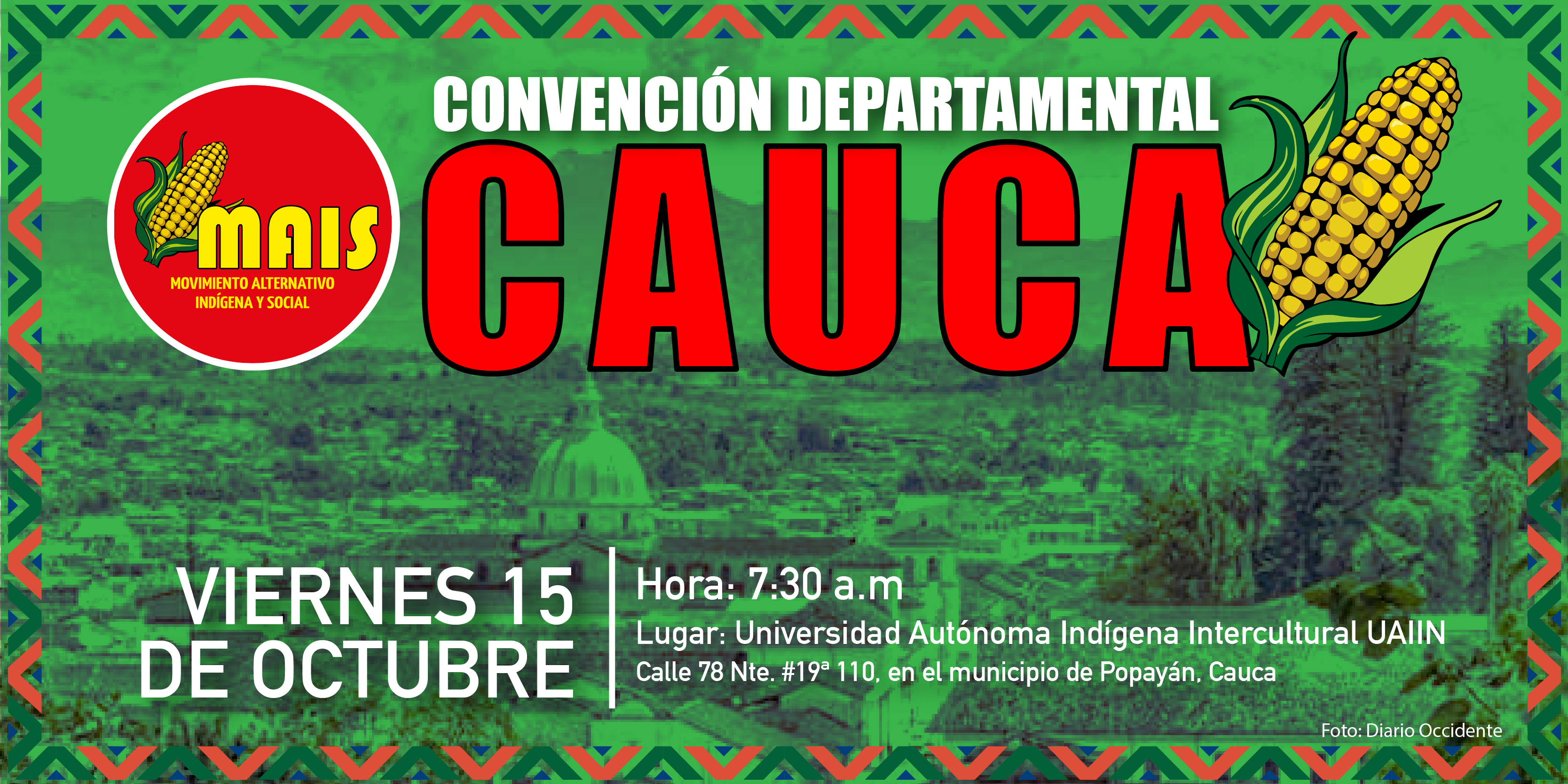 Convocatoria Convención Departamental Cauca