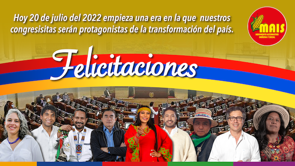 LOS 9 CONGRESISTAS DEL MOVIMIENTO MAIS HACEN SU POSICIONAMIENTO OFICIAL PARA EL PERIODO CONSTITUCIONAL 2022-2026
