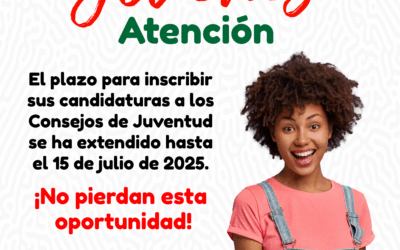 CIRCULAR No. 011 – Ampliación del plazo para la radicación de documentación de candidaturas a los Consejos Municipales y Locales de Juventud